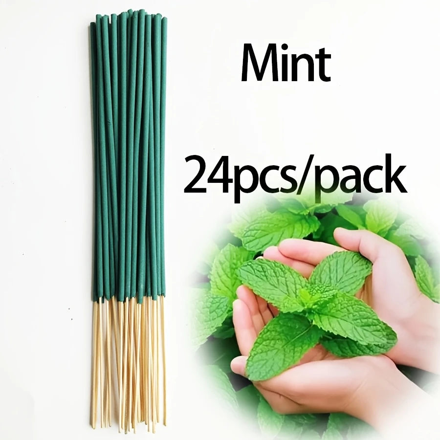 Wholesale Handmade Bamboo Stick Incense – 24 Packs Ready for Resale or Rebranding with 9 Unique Scents