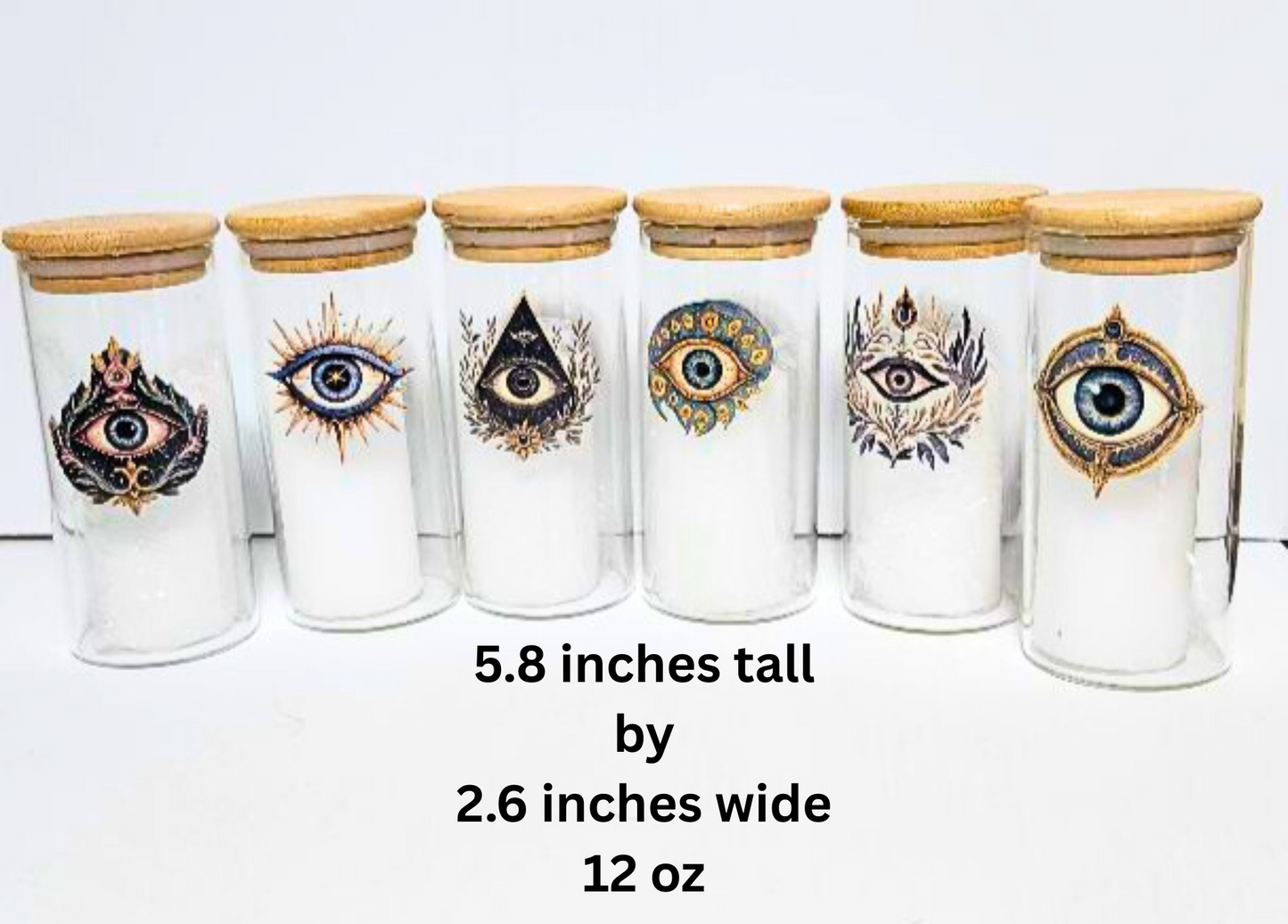 Case of 12 Mystic Eye Candles – Wholesale Spiritual Protection Gift Set