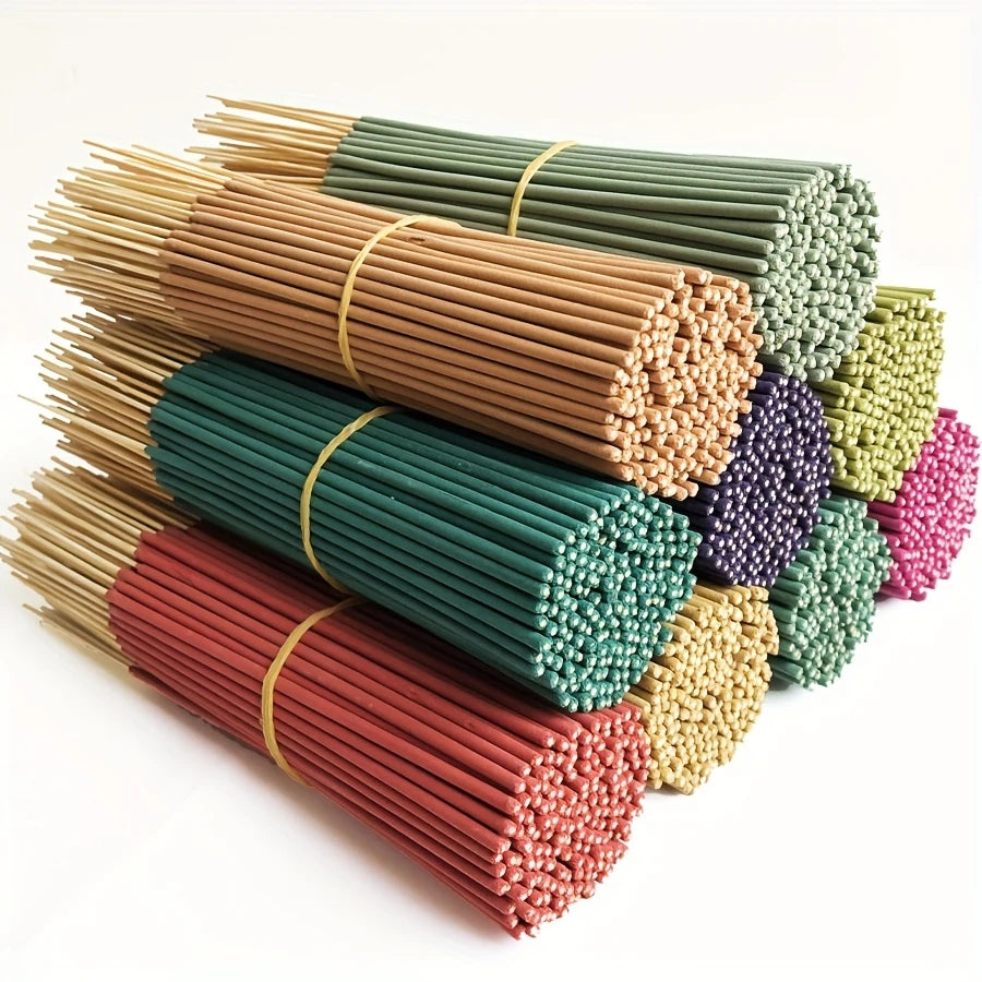 Wholesale Handmade Bamboo Stick Incense – 24 Packs Ready for Resale or Rebranding with 9 Unique Scents