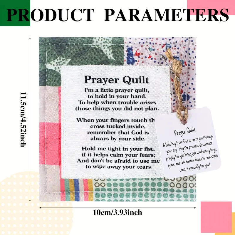 100-Pack Mini Prayer Quilts – Wholesale Faith-Based Gifts, Bulk Price!