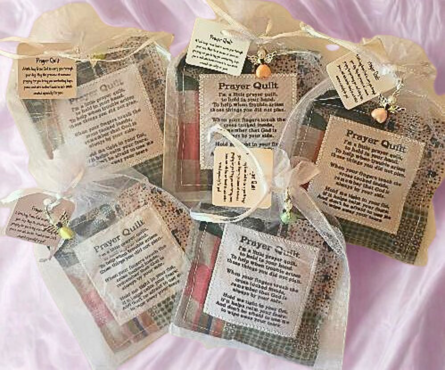 100-Pack Mini Prayer Quilts – Wholesale Faith-Based Gifts, Bulk Price!