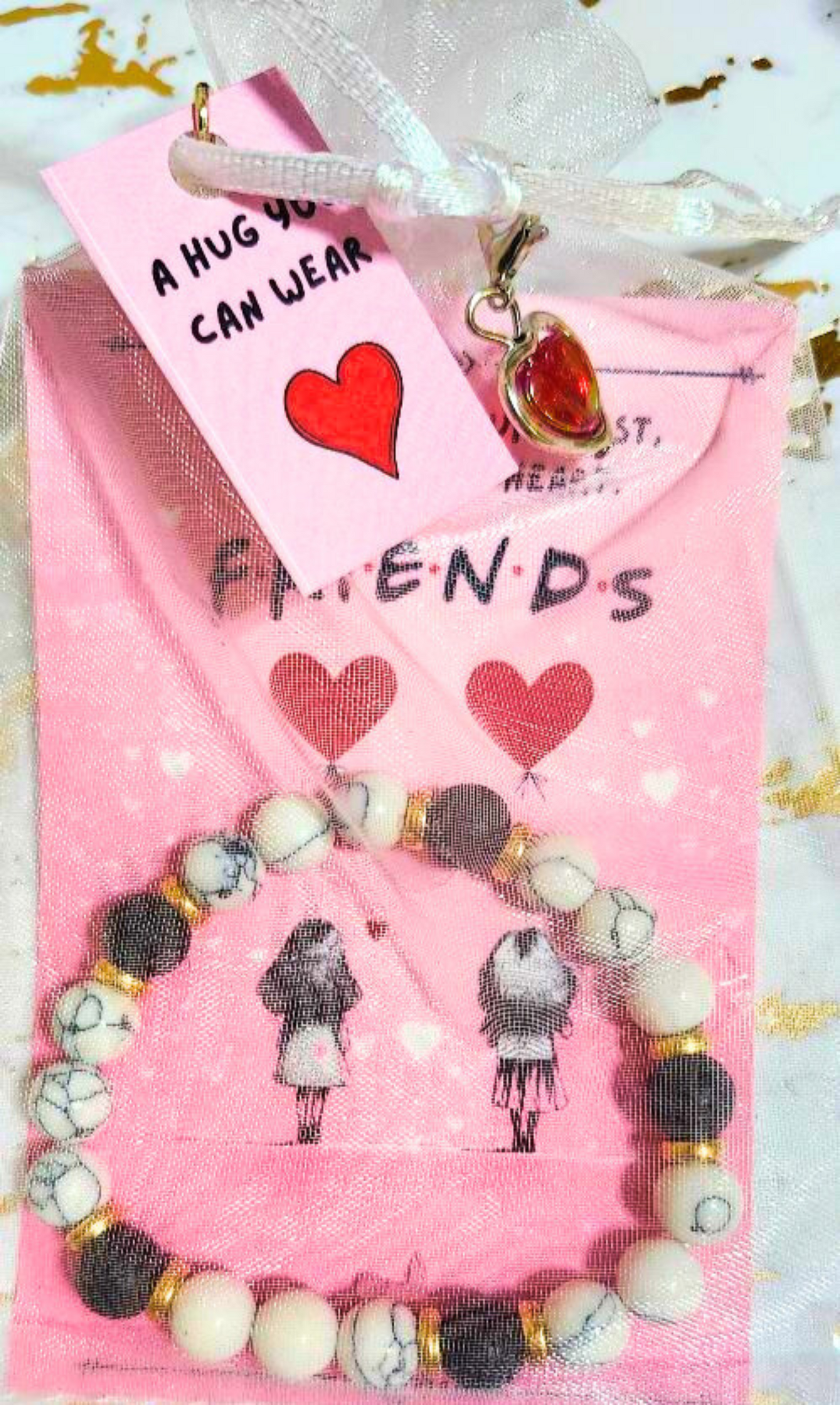 Carded 8mm Beaded Friendship Bracelet – Wholesale Jewelry Gift