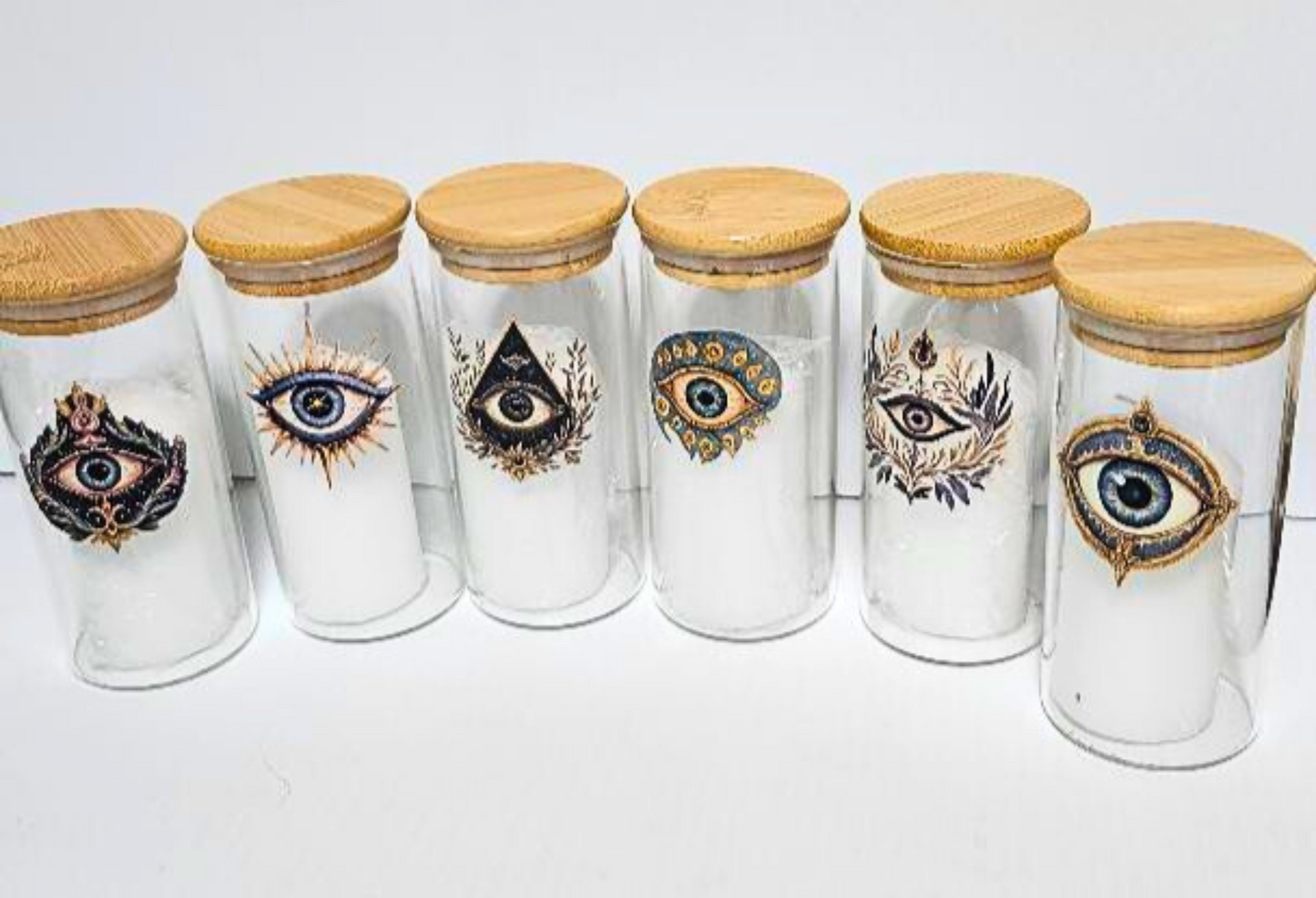 Case of 12 Mystic Eye Candles – Wholesale Spiritual Protection Gift Set