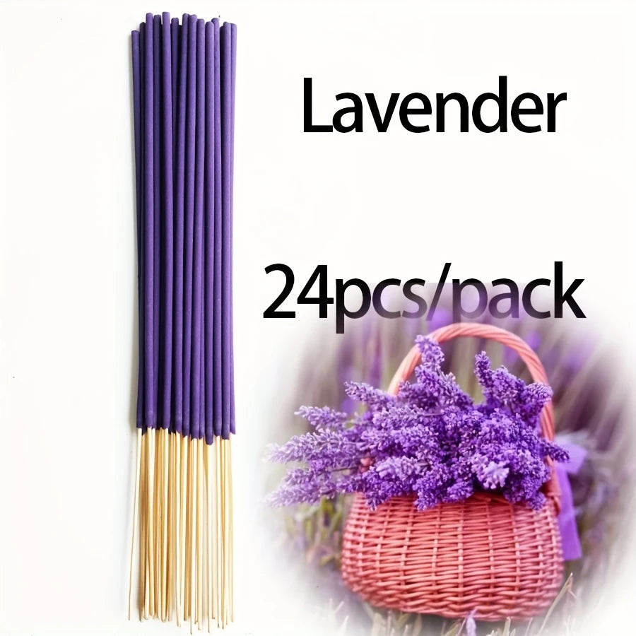 Wholesale Handmade Bamboo Stick Incense – 24 Packs Ready for Resale or Rebranding with 9 Unique Scents