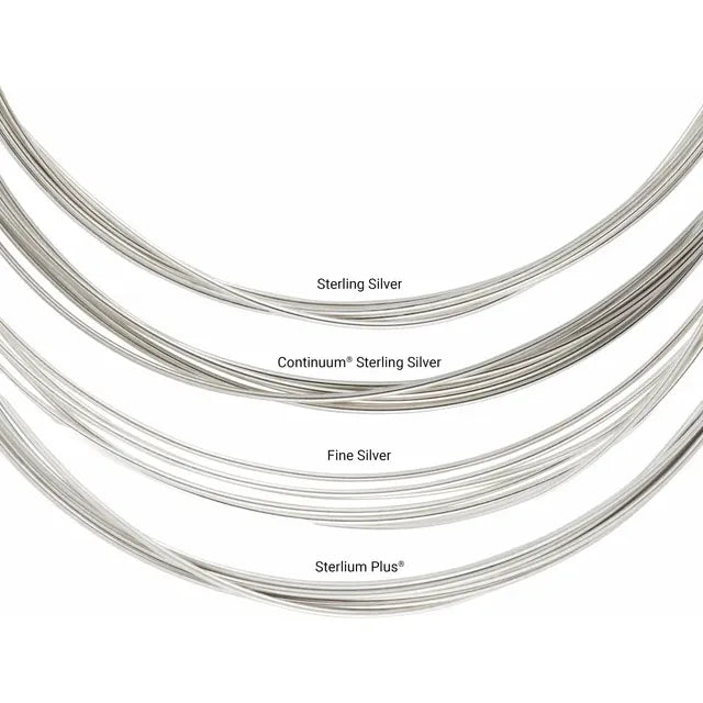 Sterling Silver 10 Gauge Round 1/2 Hard (Standard) Wire