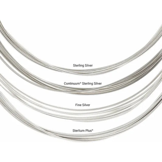 Sterling Silver 10 Gauge Round 1/2 Hard (Standard) Wire